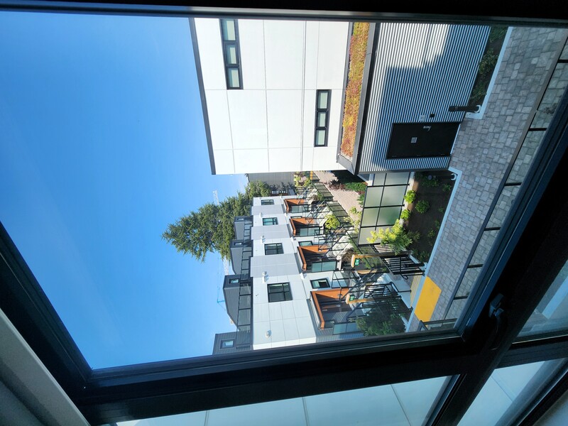 Courtyard view, second bedroom